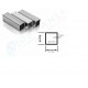 Alüminyum Kutu Profil 17.4mm  x 17.4mm Et Kalınlık 0.7mm